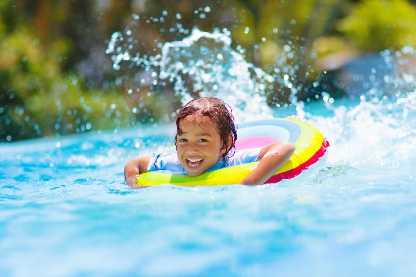 Saltwater Swimming Pool for Cooling Off in the Summer Heat