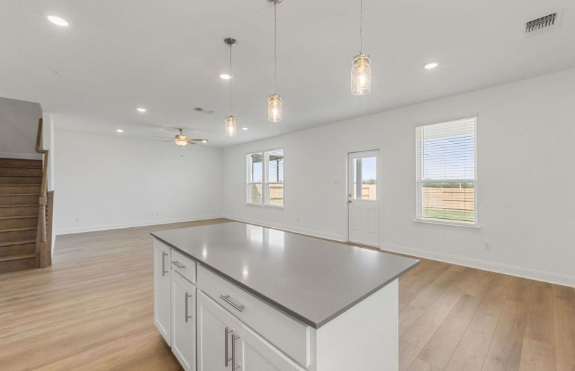 Kitchen Open to the Gathering Space