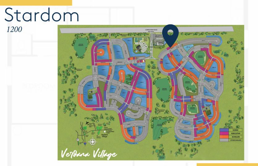 Location of this home within Verdana Village