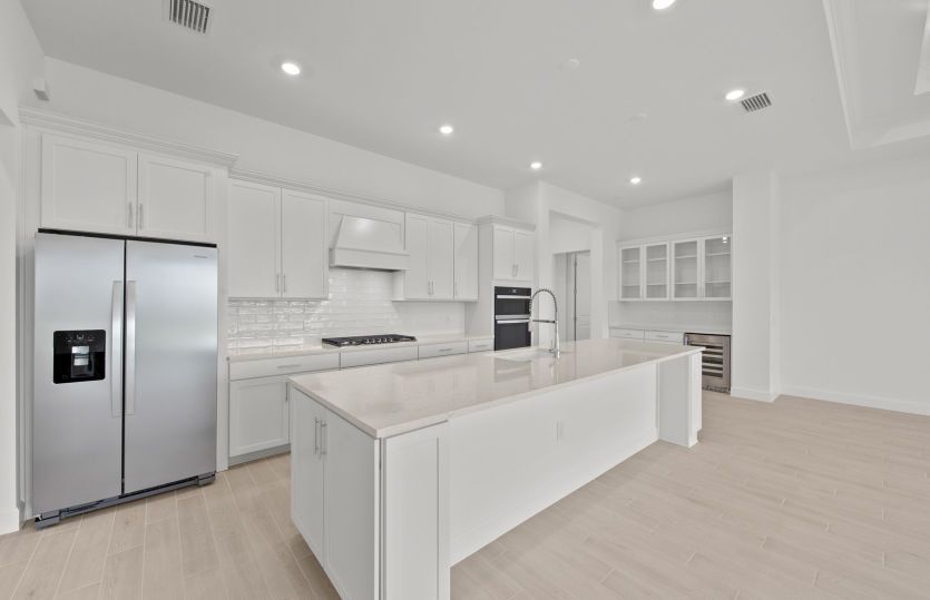 Chef-inspired kitchen with designer finishes