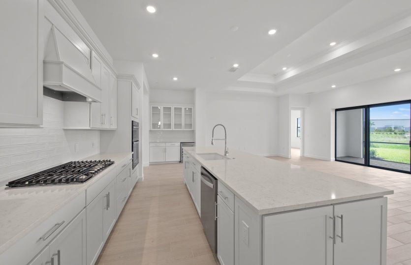 Chef-inspired kitchen with designer finishes