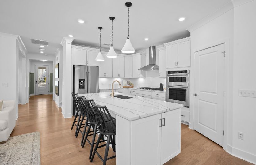 Open Kitchen with Large Island