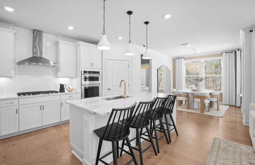 Open Kitchen with Large Island