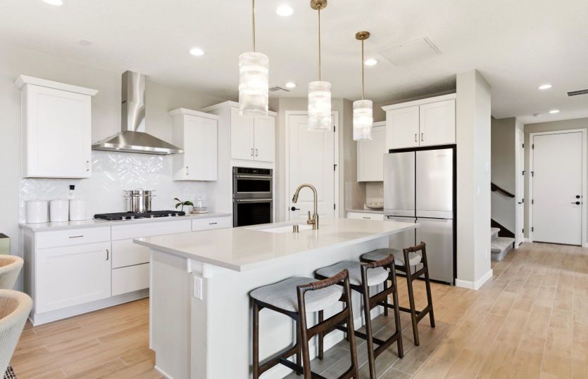 You get to be the designer and choose your favorite colors including countertops, cabinets, backspla