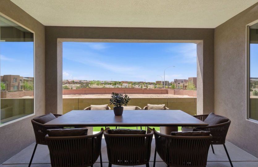Dine on the covered patio on warm New Mexico evenings or invite friends and family over for a fun BB