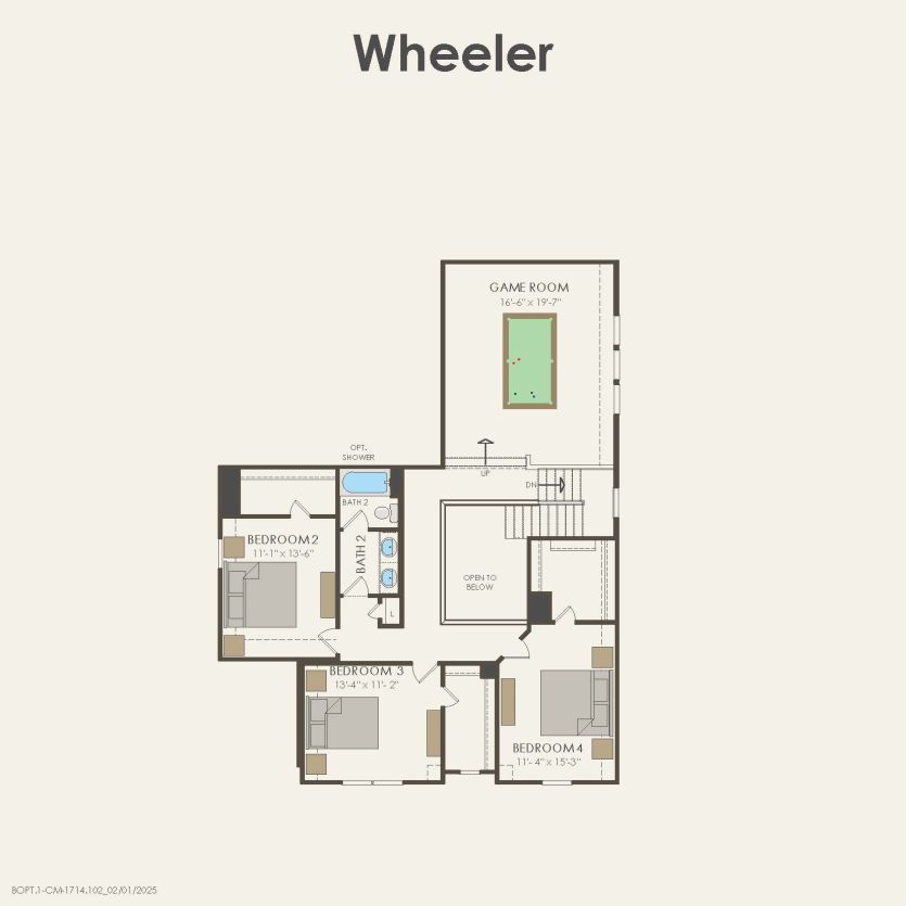 Second Floor 4 br / 2.5 ba