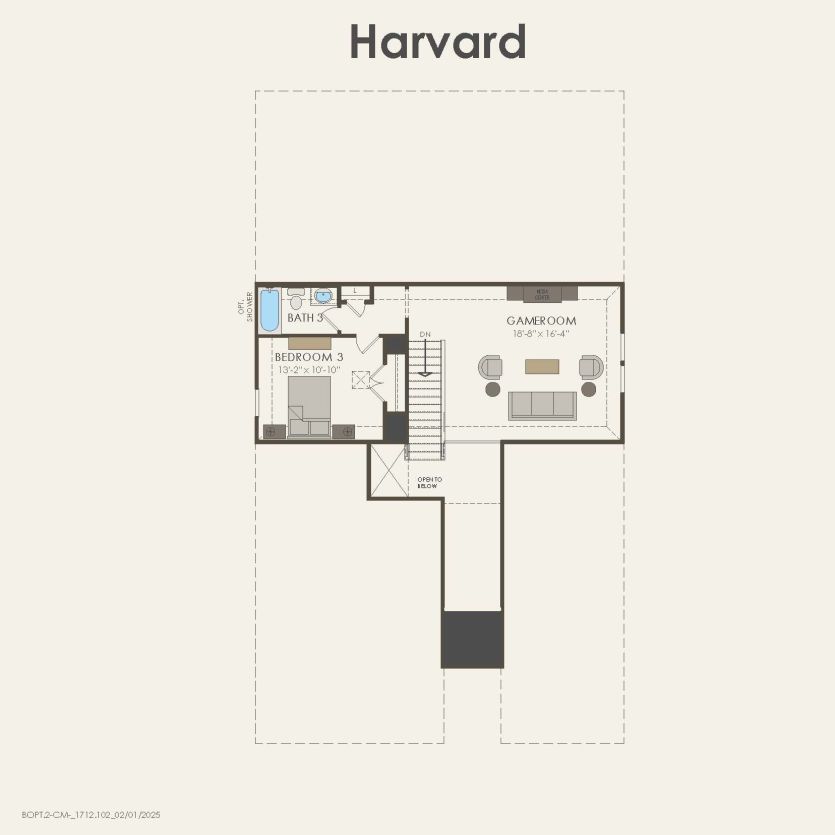 Second Floor 3 br / 3 ba