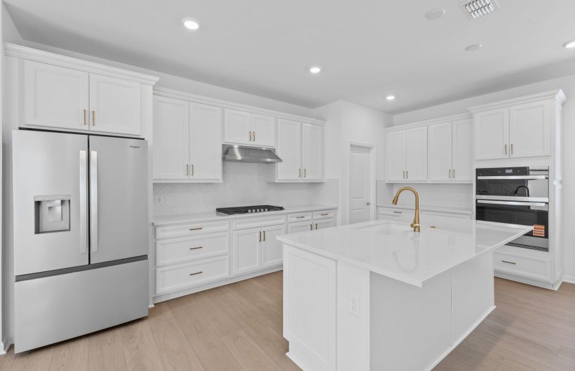Kitchen with abundant storage