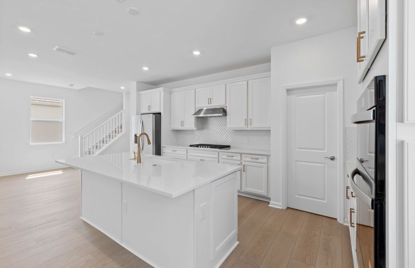Kitchen with center island