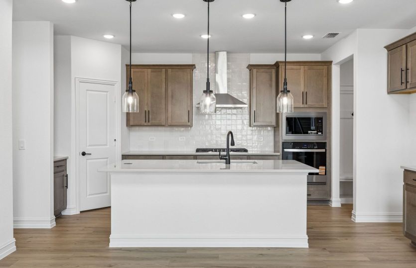 Kitchen with abundant cabinet space