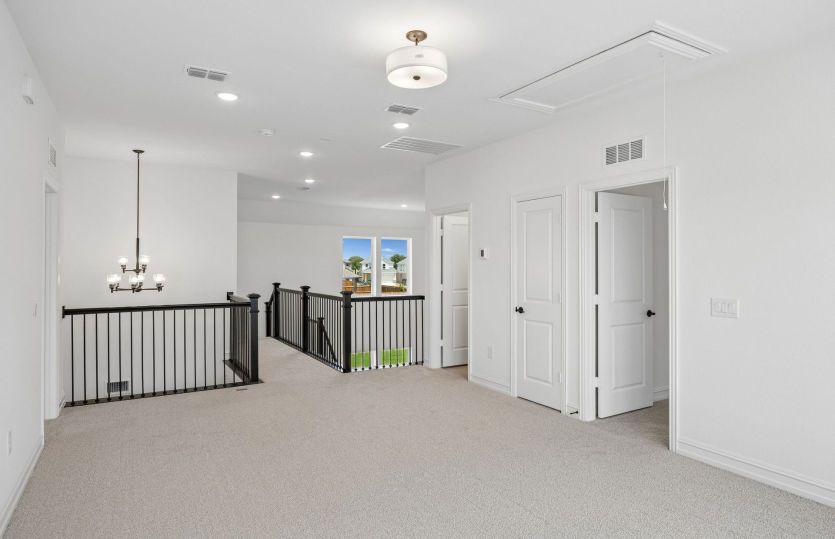 Loft on second level