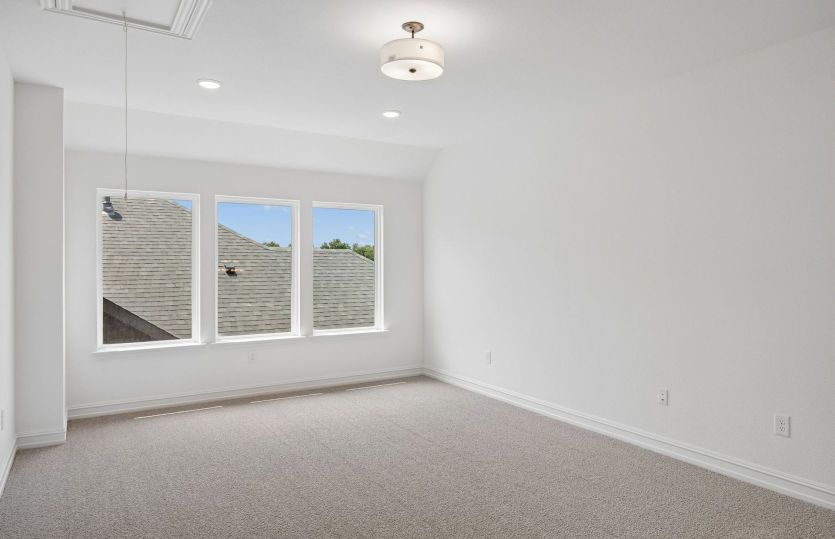 Spacious loft with large windows