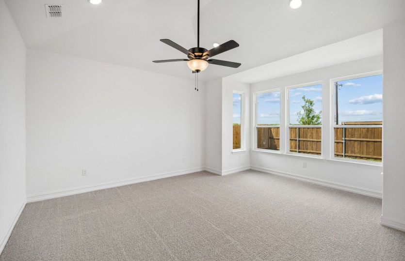 Owners suite with large windows