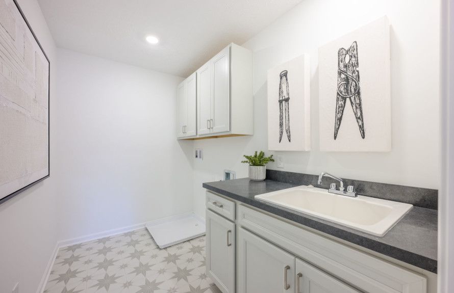 Laundry Room with Plenty of Storage