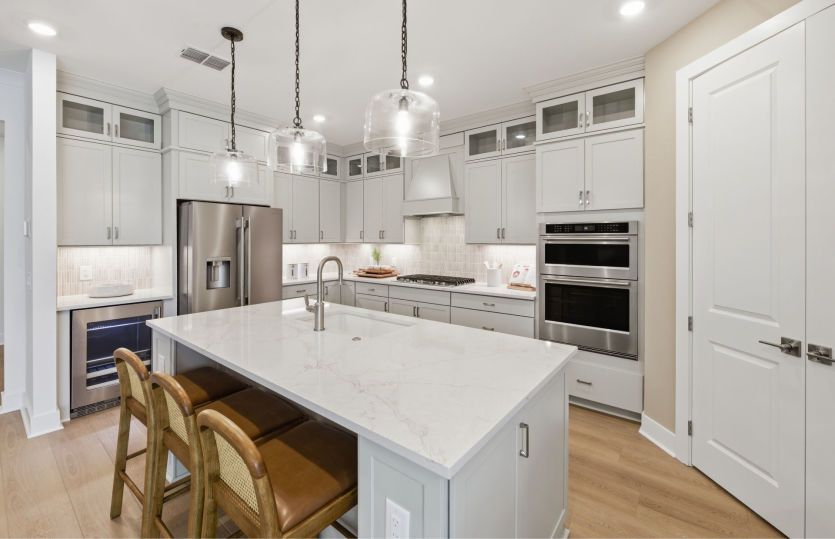Kitchen with center island