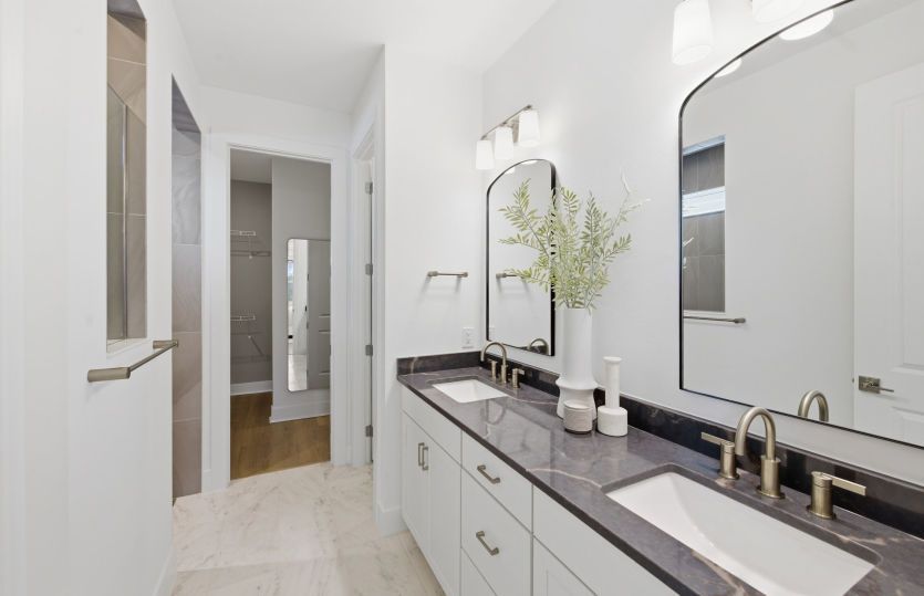 Owner's suite with dual sink vanity