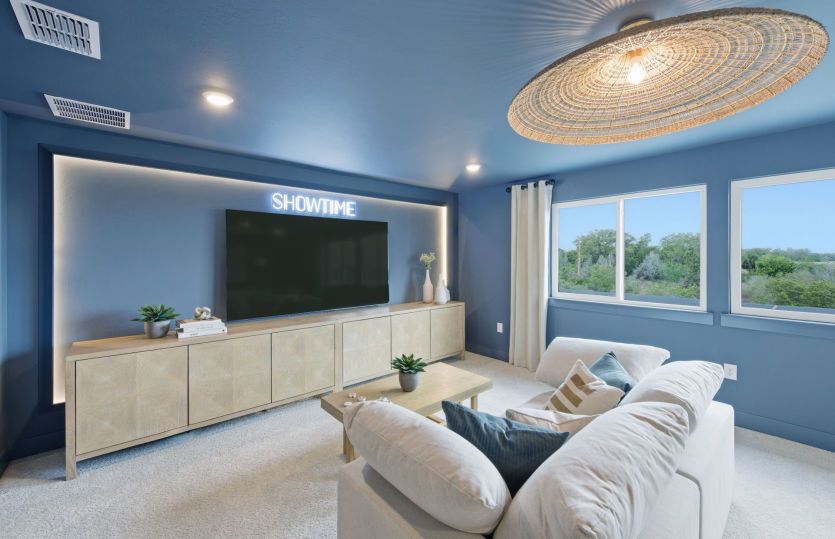 New home for sale with media room