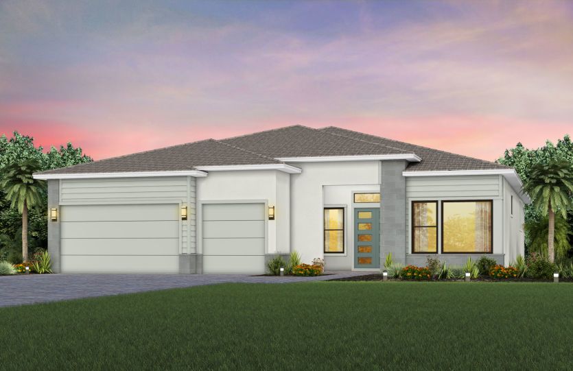 Exterior MD3 with stone