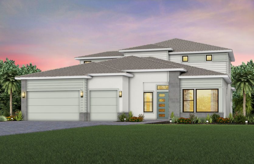 Exterior MD3 with stone