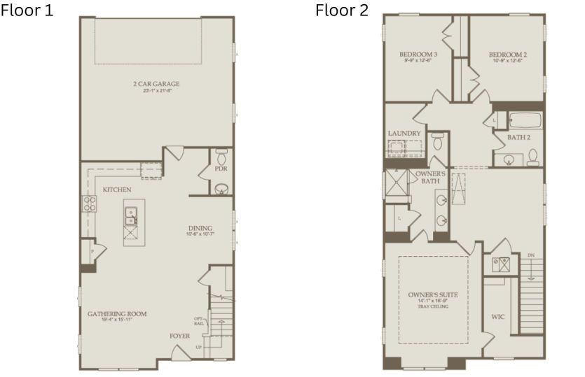 Floor Plan Level 1 & Level 2