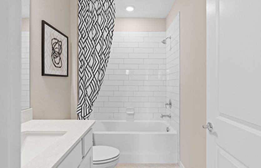 Secondary bathroom