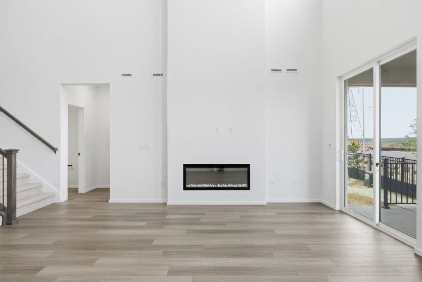 Fireplace at Gathering Room