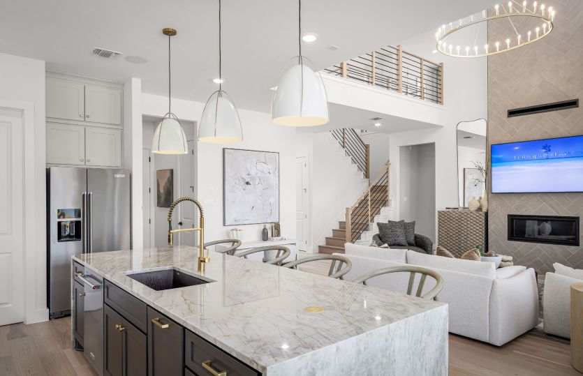 Model Representation - Kitchen Open to the Gathering Space