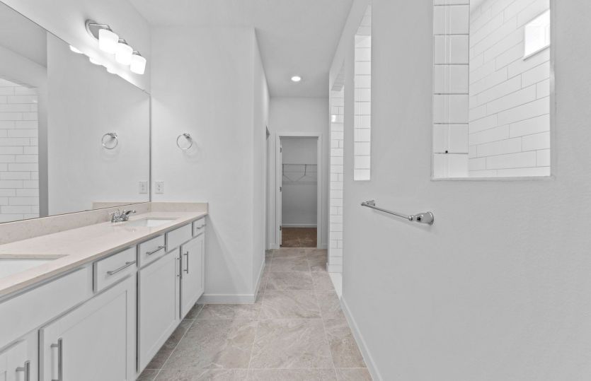 Owner's bathroom with walk-in shower option