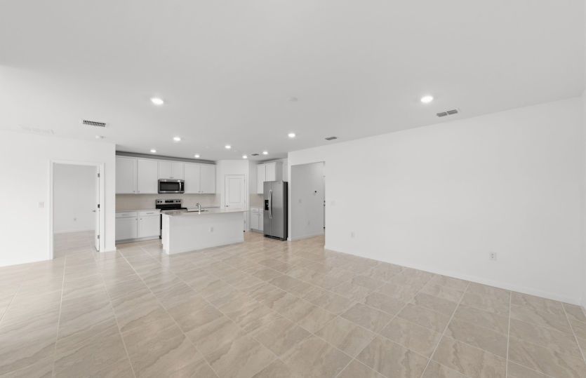 Gathering room, ideal new home layout