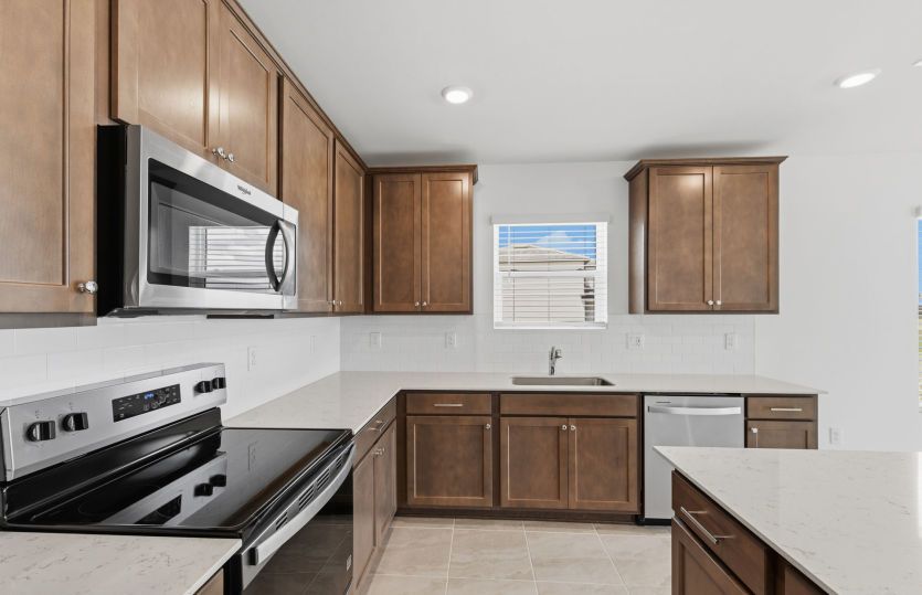 Chef-inspired kitchen with designer finishes