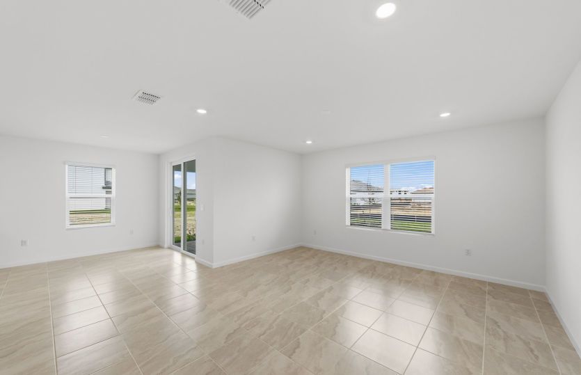 Enjoy natural lighting in the gathering room