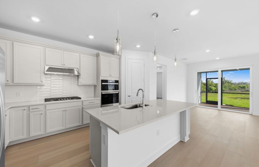 Chef-inspired kitchen with designer finishes
