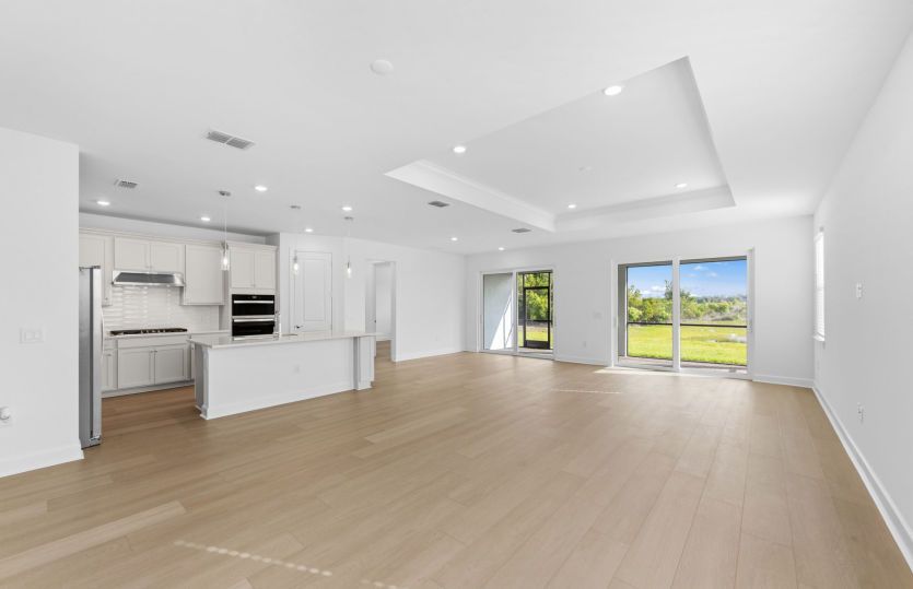Enjoy natural lighting in the gathering room