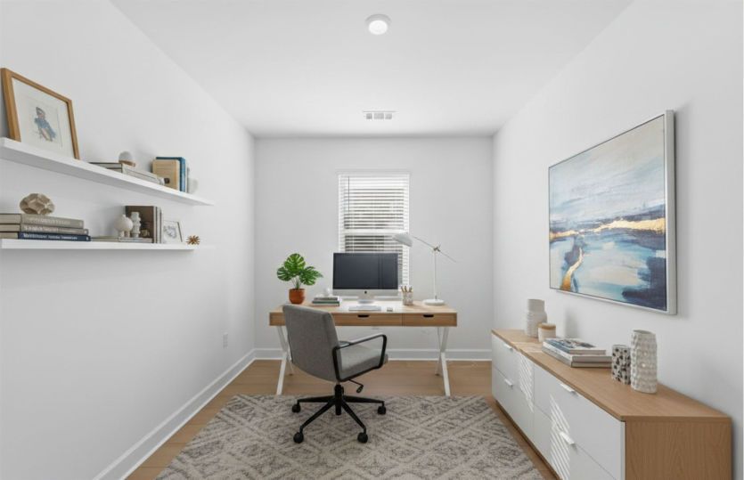 Spacious flex room