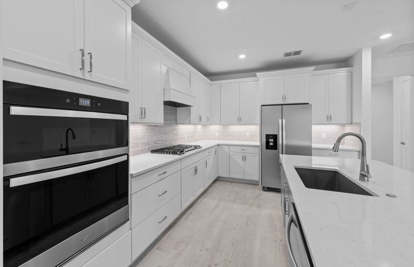 Chef-inspired kitchen with designer finishes