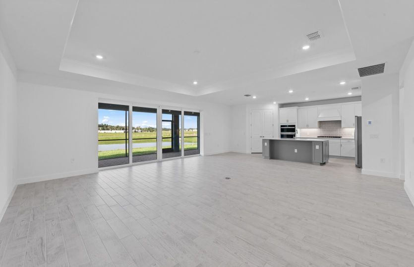 Enjoy natural lighting in the gathering room