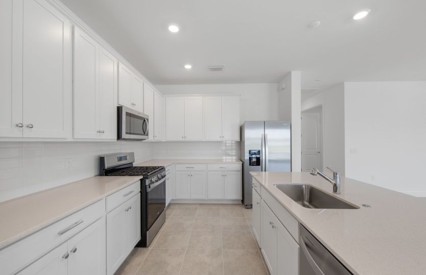 Chef-inspired kitchen with designer finishes