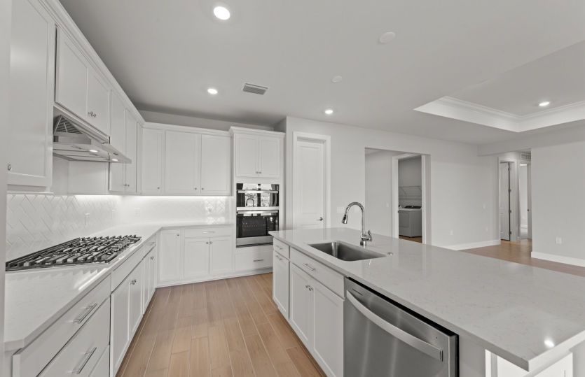 Chef-inspired kitchen with designer finishes