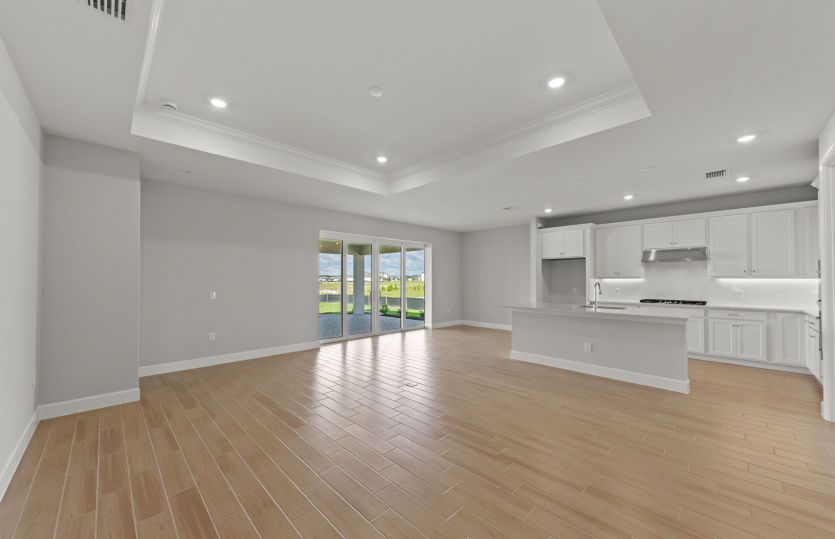 Enjoy natural lighting in the gathering room