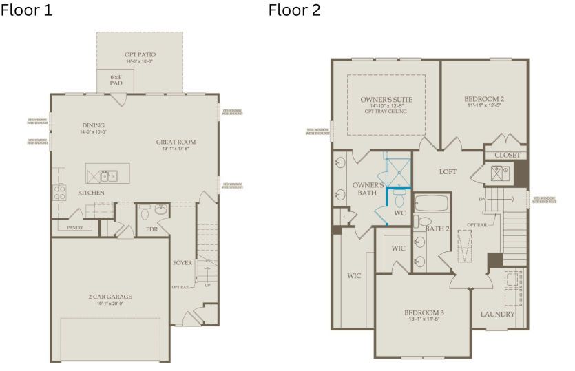 Floor Plan Level 1 & Level 2