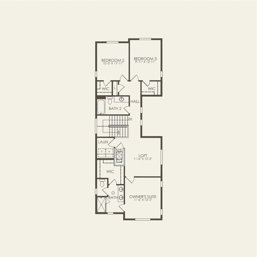 Second Floor 3 br / 2.5 ba
