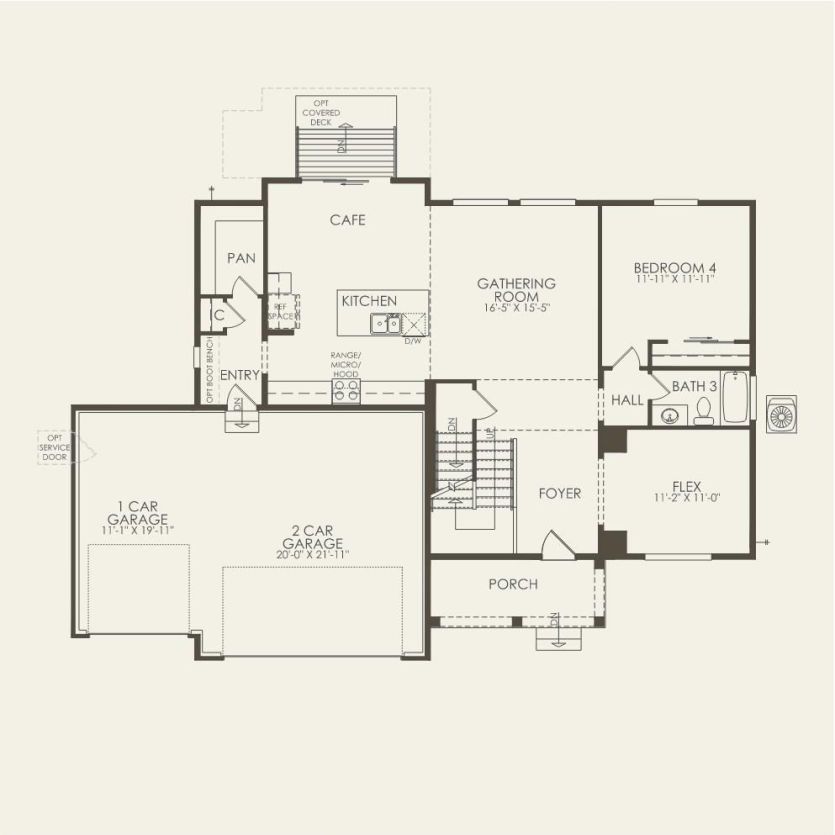 First Floor 4 br / 3 ba