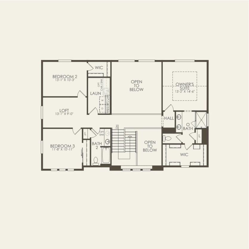Second Floor 4 br / 3 ba