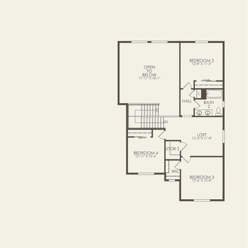 Second Floor 4 br / 2.5 ba