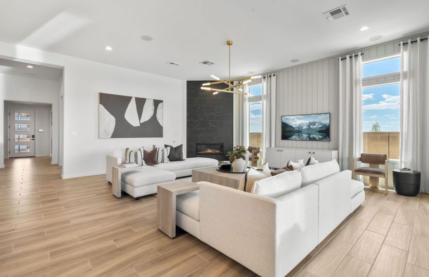 Entertaining couldn't be easier with the Parklane's seamless transition from room to room.