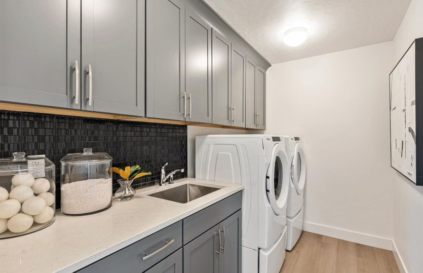 Laundry with Storage Options