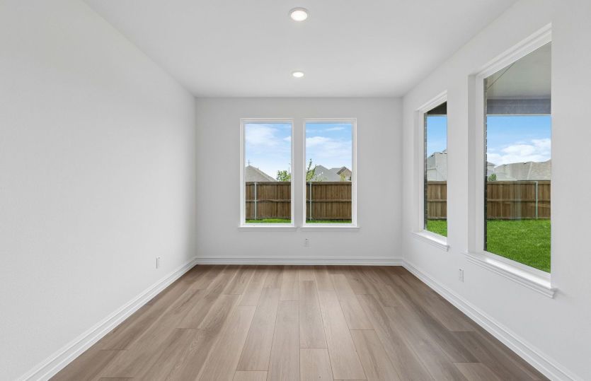 Breakfast nook off main living areas