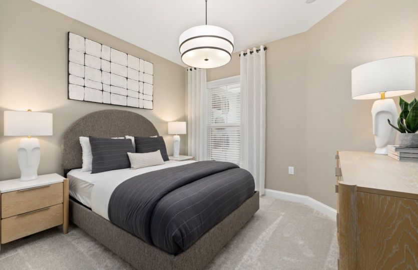 Secondary Bedroom. Model Representation.