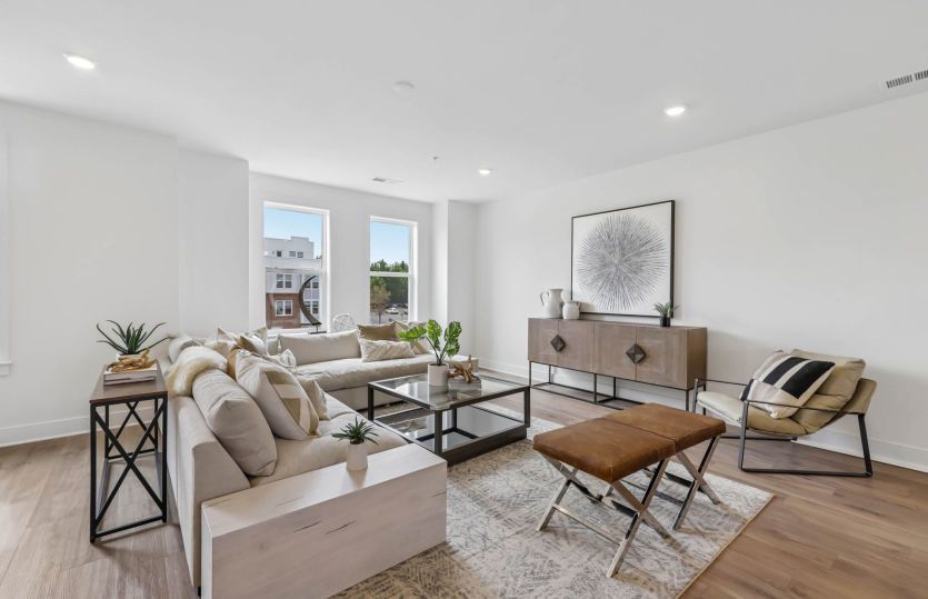 Spacious Gathering Room - Actual Home