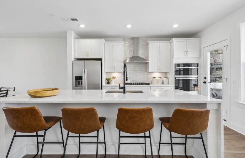 Gourmet Kitchen Island Seats 4 - Actual Home